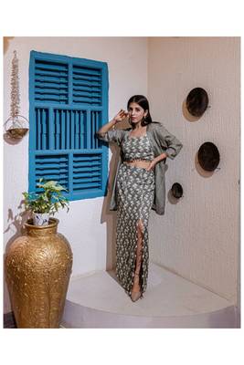 Printed Fusion Set In Grey 3