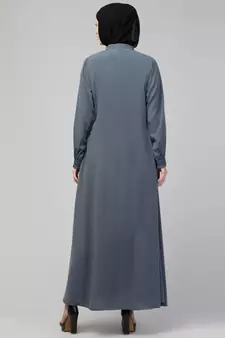 MRC latest stylish women girl style wear double side pocket abaya dress