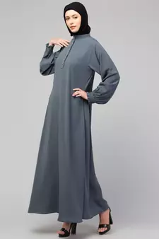 MRC latest stylish women girl style wear double side pocket abaya dress