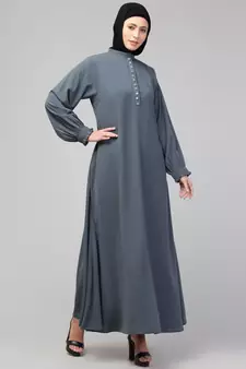 MRC latest stylish women girl style wear double side pocket abaya dress