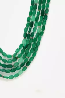 Green zircon   necklaces
