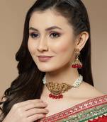 Red pearl necklace-sets