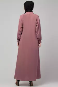  women latest style double side pocket  A-line abaya 