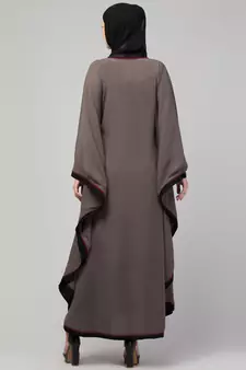 Women new latest style embroidered girl stylish simple Abaya  kaftan