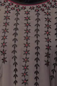 Women new latest style embroidered girl stylish simple Abaya  kaftan