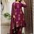 Shri Krishna fabric Jaipuri Gold Printed Kurti With Pant & Dupatta Set