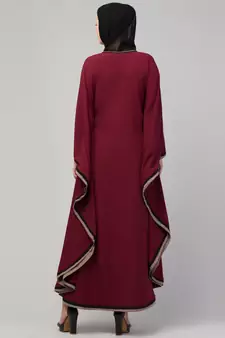 Women latest style embroidered stylish simple Abaya Kaftan