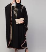 Women latest style Simple embroidered dress stylish Abaya kaftan