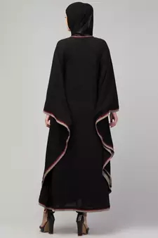 Women latest style Simple embroidered dress stylish Abaya kaftan