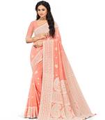 Multicolor Embroidered Georgette Saree With Blouse