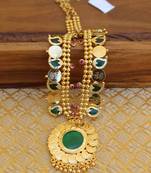 Kerala Traditional temple green mango necklace