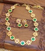 Kerala Traditional temple green  necklace