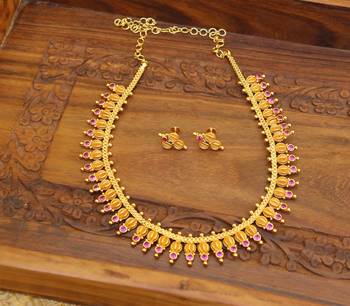 Kerala Traditional Gold plated Necklace 2