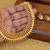 Kerala Traditional Gold plated necklace set with screw back earrings