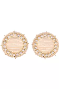 White earrings