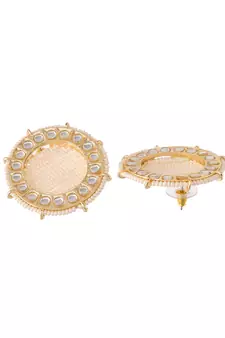 White earrings