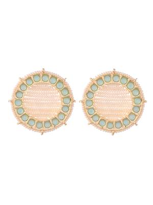 Green earrings 3