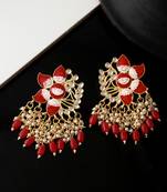 Red earrings