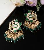 Green earrings