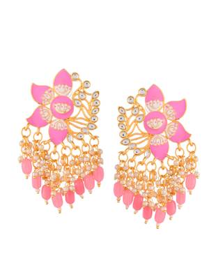 Pink earrings 3