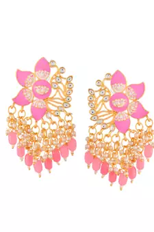 Pink earrings
