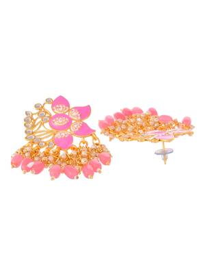 Pink earrings 4