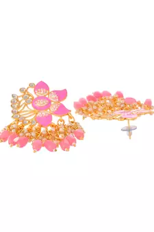 Pink earrings