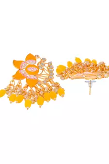 Yellow earrings