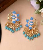 Blue earrings