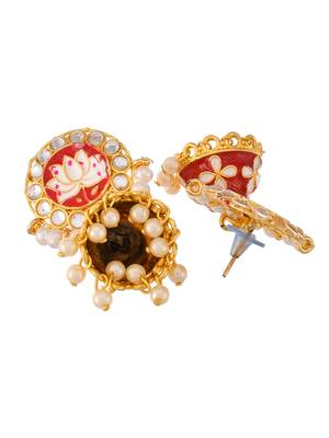Red earrings 4