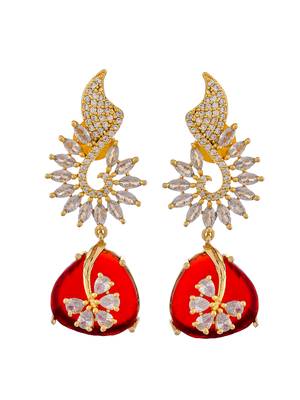 Red earrings 3