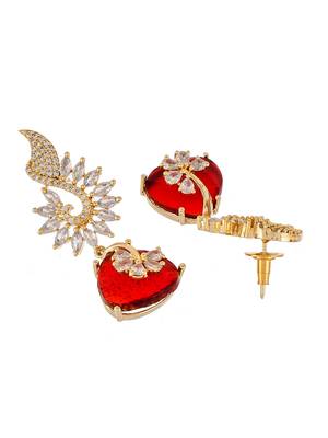 Red earrings 4