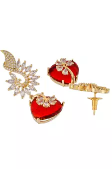Red earrings