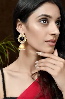 Black earrings