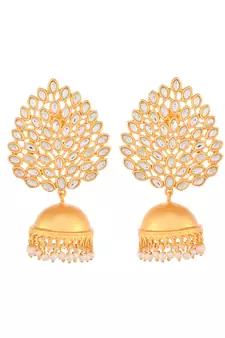 Gold earrings