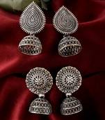 Silver earrings
