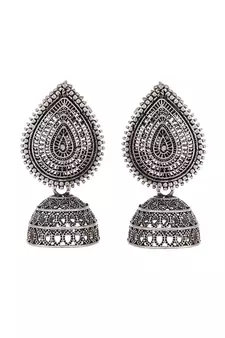 Silver earrings