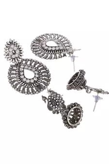 Silver earrings