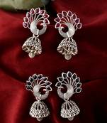 Silver earrings