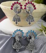 Silver earrings