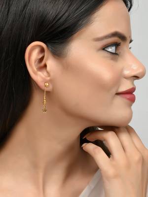 Gold earrings 2