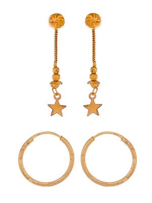 Gold earrings 3