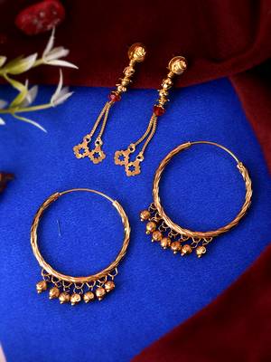 Gold earrings 1