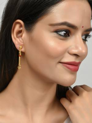 Gold earrings 2