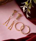 Gold earrings