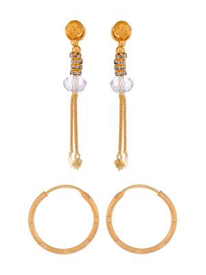 Gold earrings 3