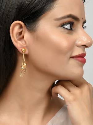 Gold earrings 2