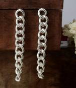 Silver earrings
