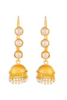 Gold earrings