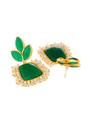 Green earrings 4